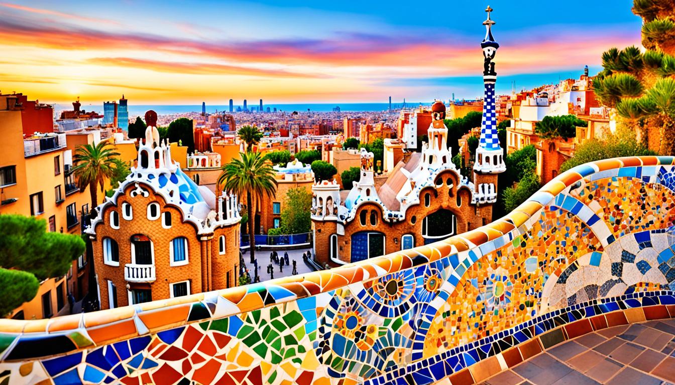 Barcelona sunset spots, Park Guell tips, best views in Barcelona