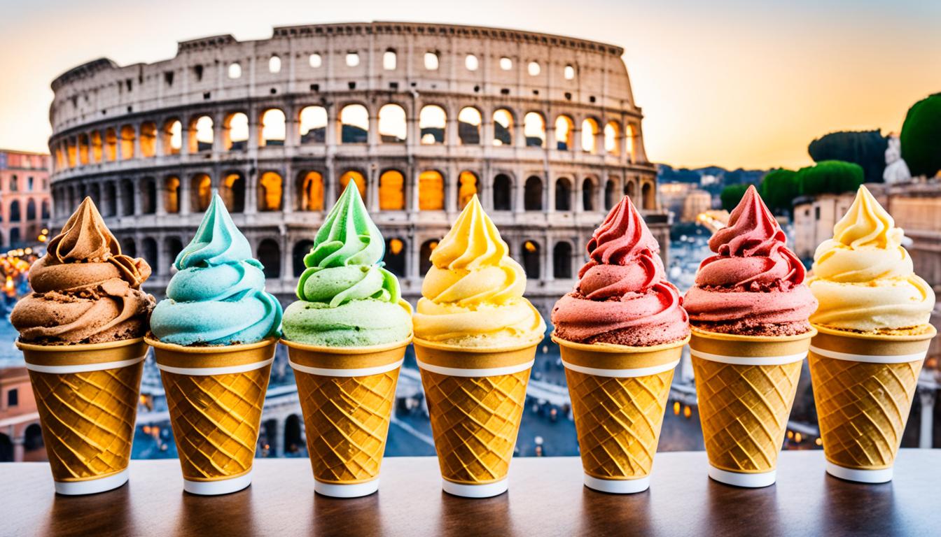 Rome food tips, gelato in Rome, best gelato shops