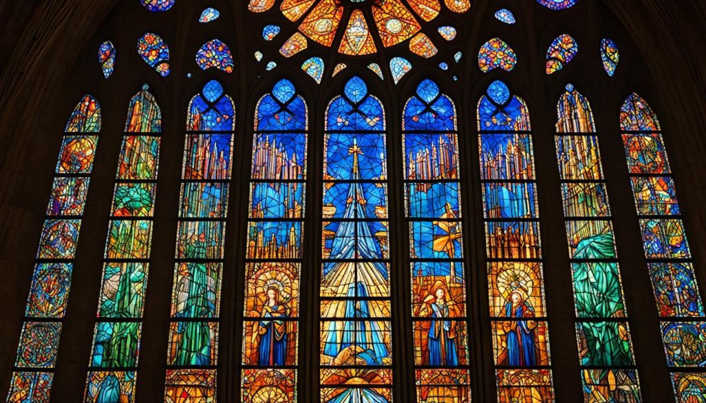 stained glass windows