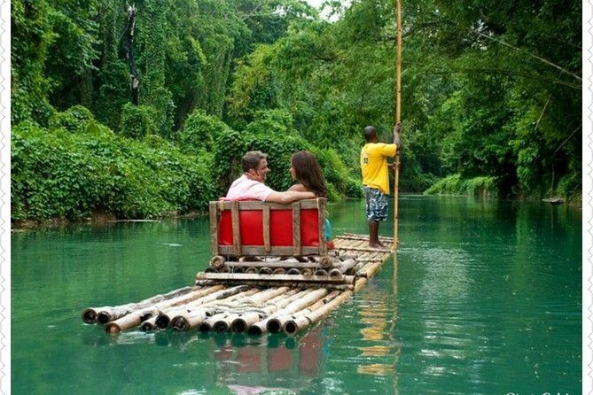 Rafting Down the Martha Brae River: A Bamboo Adventure in Jamaica.